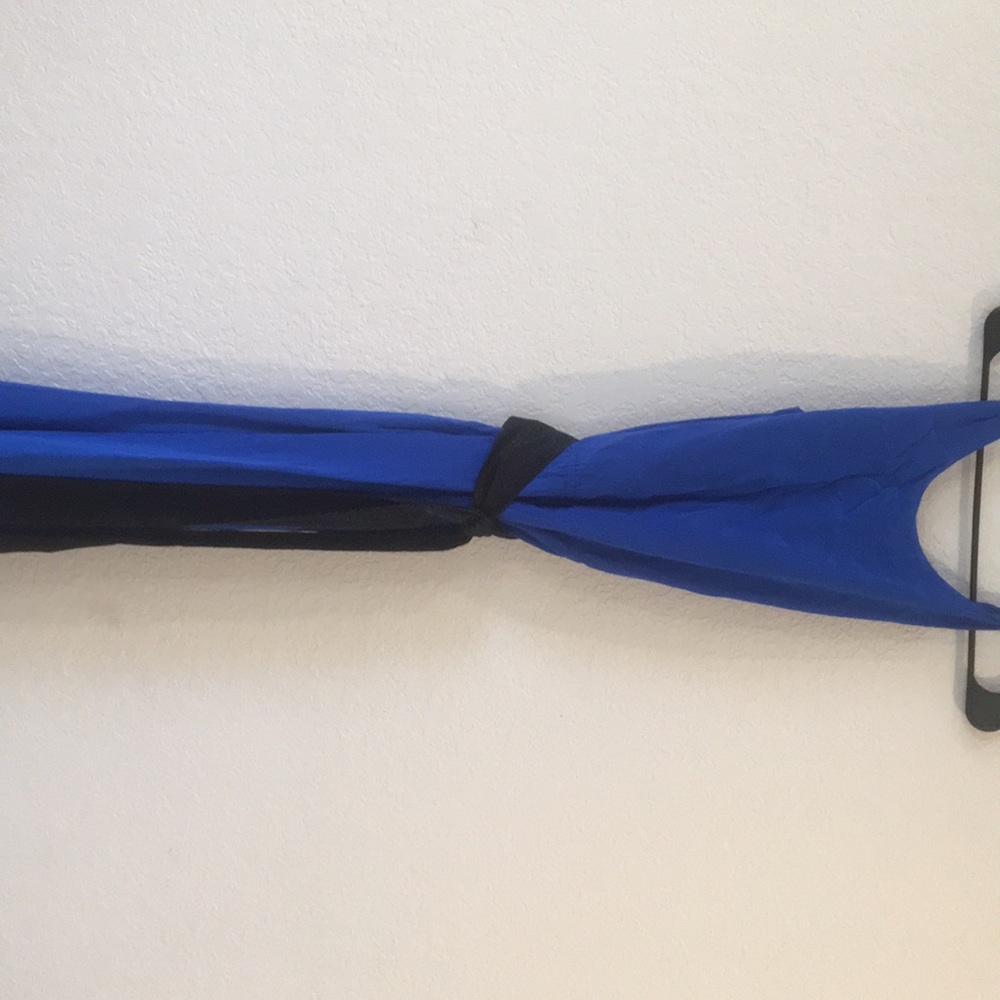 Beautiful blue silk dress with satin belt